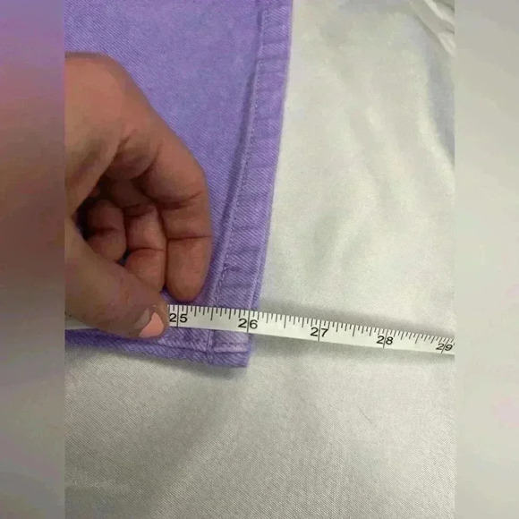 Kancan Zandria Ultra High Rise 90’s Straight Leg Jean size 6/28 in Lavender - Picture 12 of 12